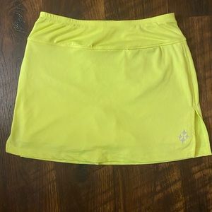 Bright yellow Jofit skirt, XS, worn once, no signs of wear or stains
